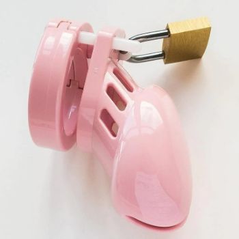 CB-6000S male chastity devide pink